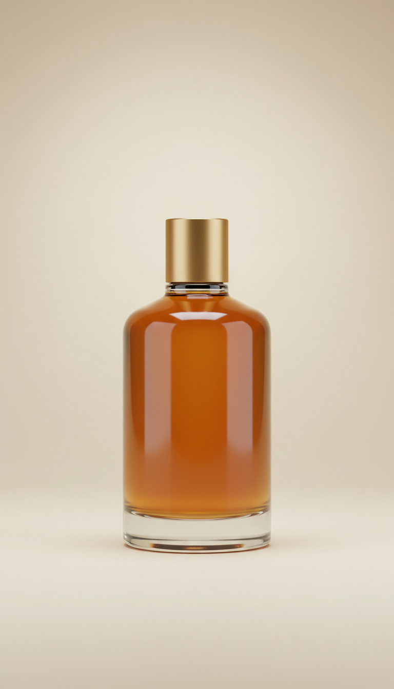 Dark Brown Glass Perfume Atomizer