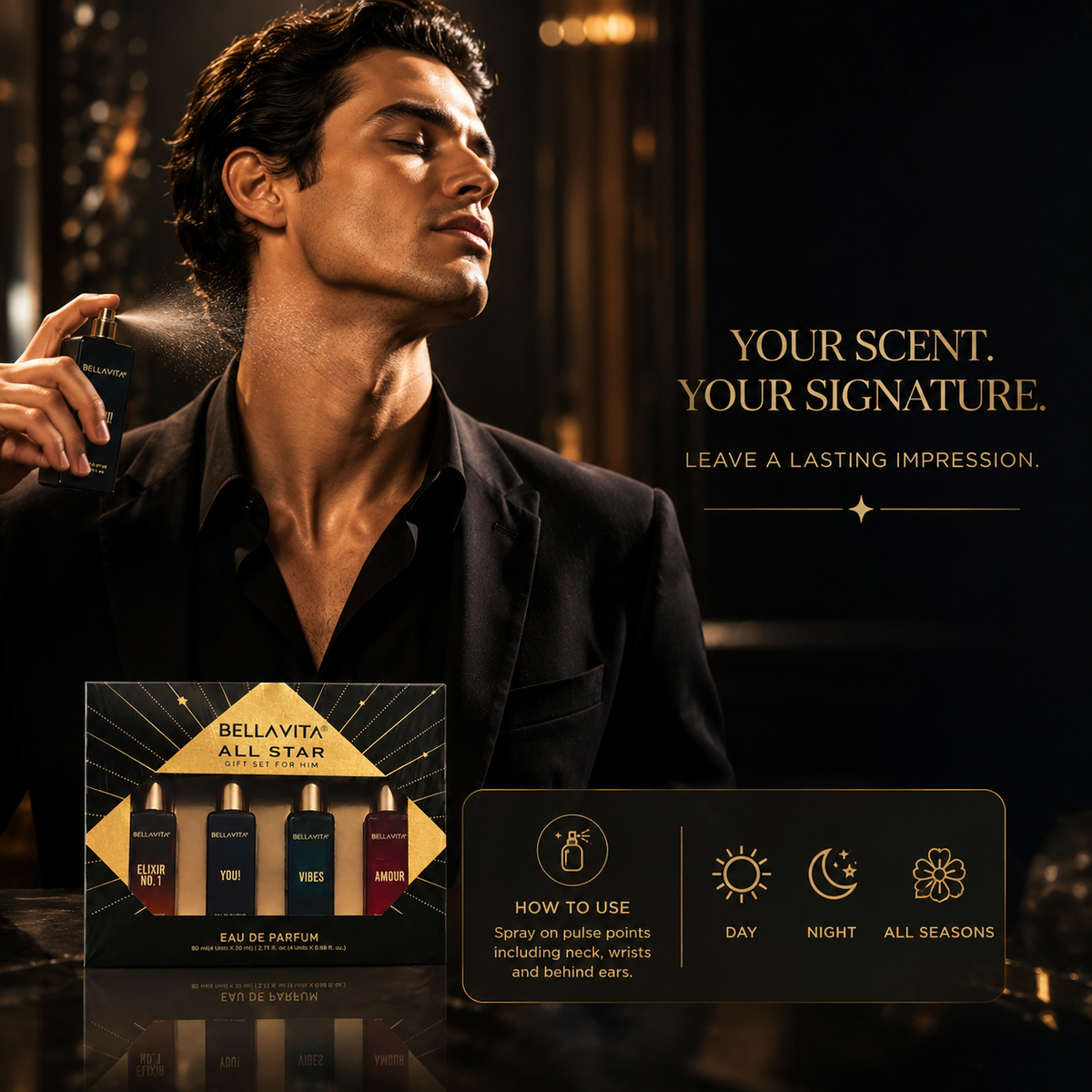 LUXURY PERFUME Rs.649 ALL STAR GIFT SET FOR HIM