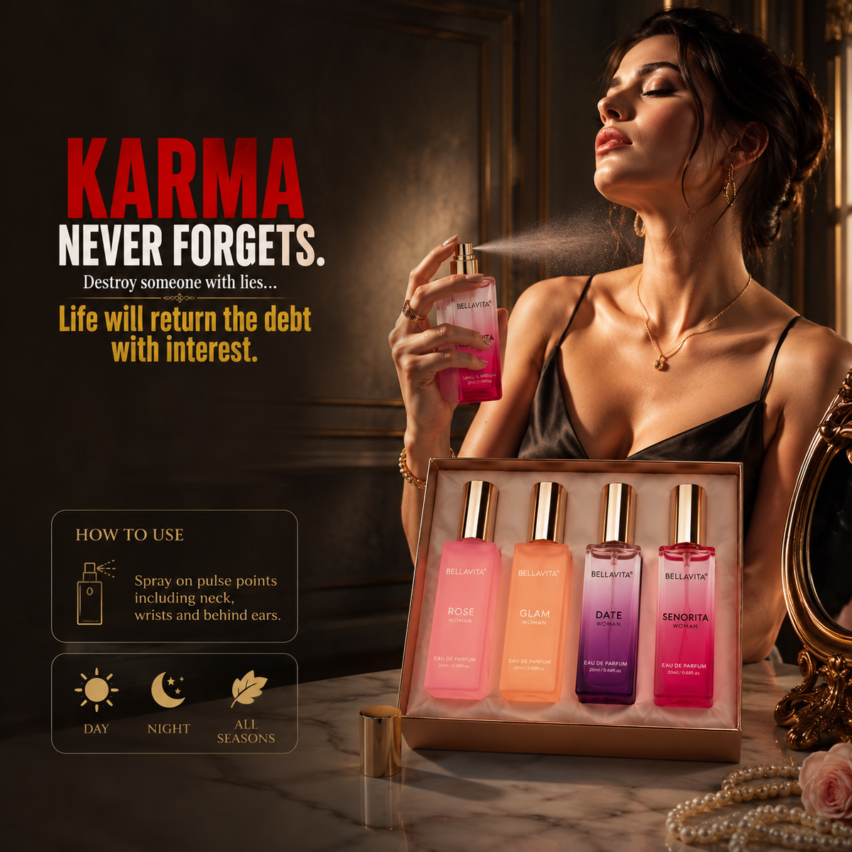 LUXURY PERFUME Rs.649 GIFT SET FOR WOMAN