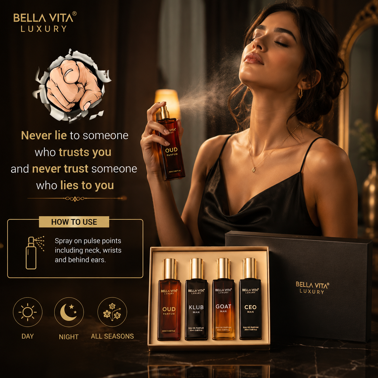 LUXURY PERFUME Rs.649 GIFT SET FOR MAN
