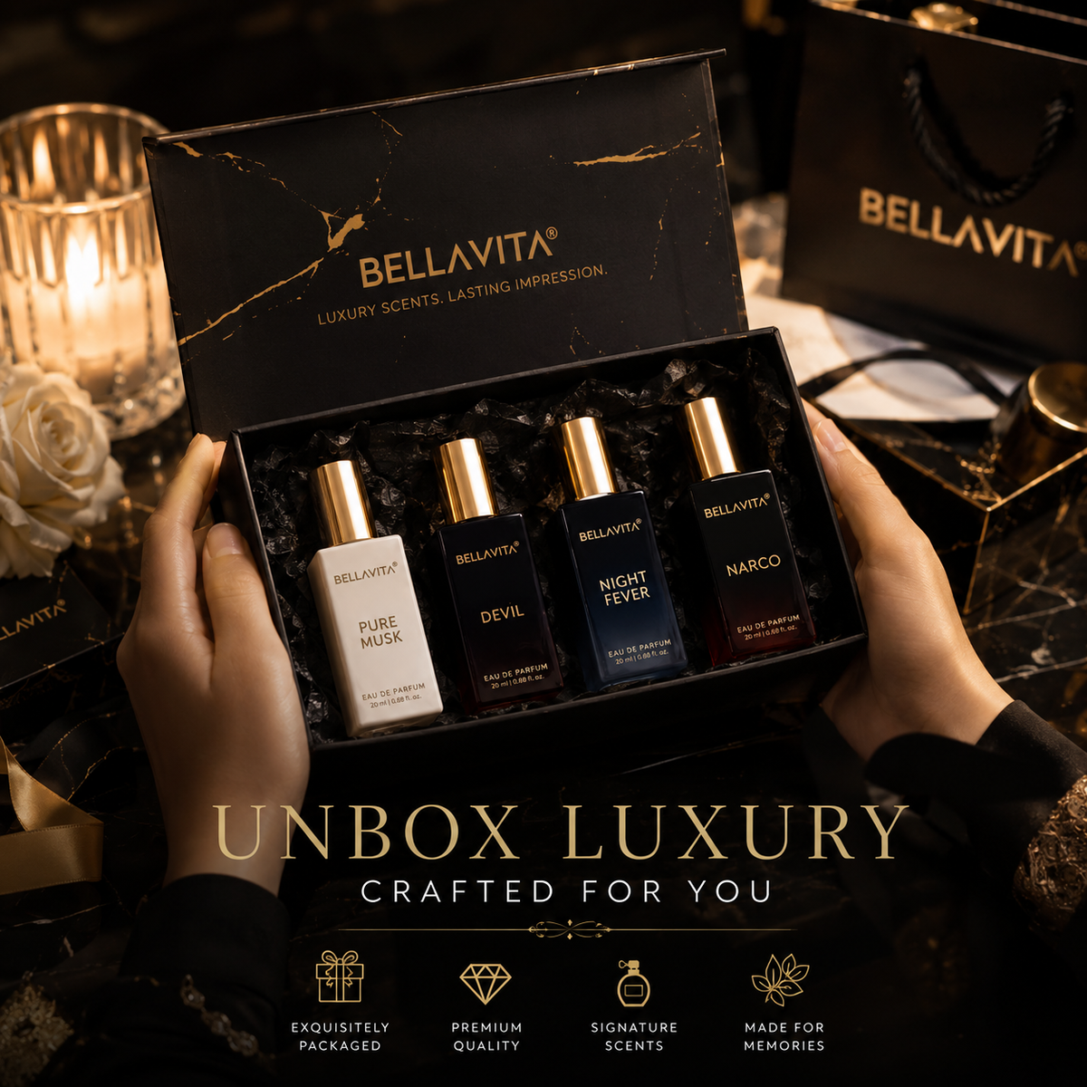 LUXURY PERFUME Rs.599 UNISEX SCENTS GIFT SET