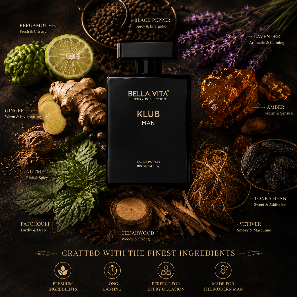 Bella Vita KLUB Man Perfume 100ml Eau De Parfum for Men