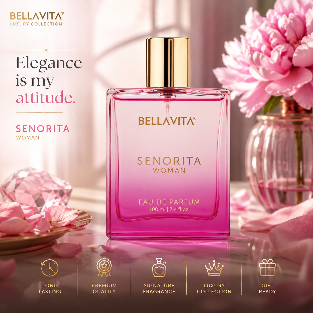 Bella Vita Senorita Eau de Parfum 100 ml – Women’s Perfume