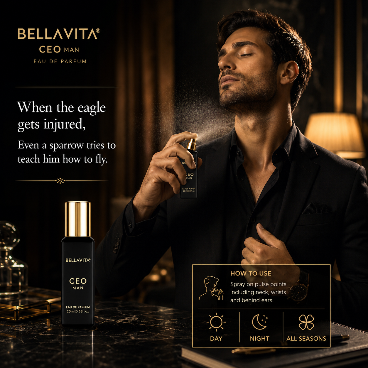 Bella Vita CEO Man Perfume 100ml | Eau de Parfum for Men