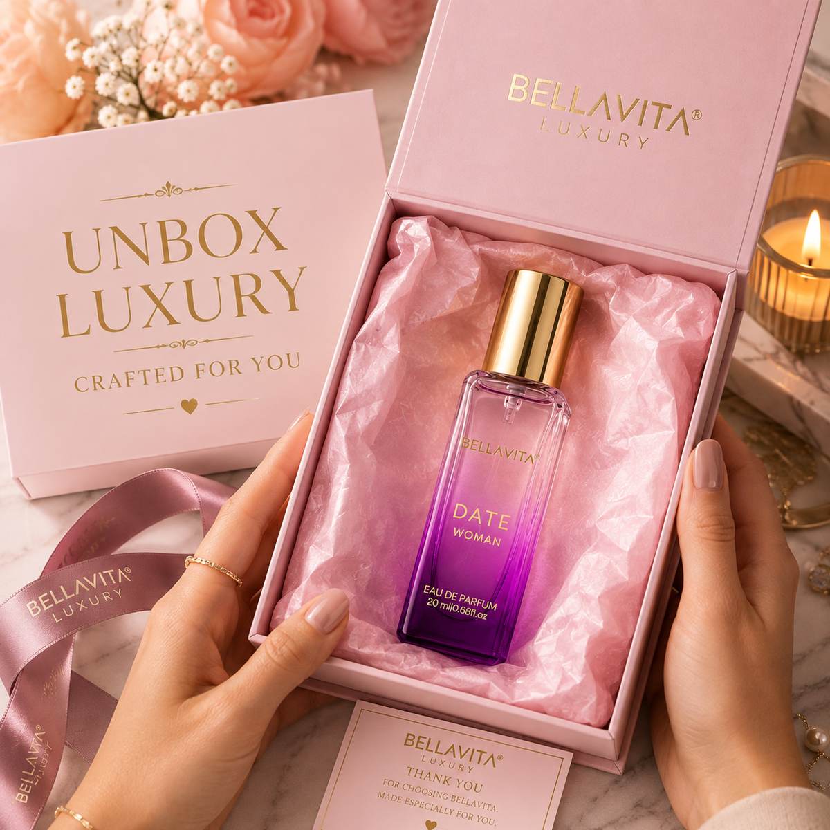 Bella Vita DATE Woman Perfume for Women – Eau de Parfum 20ml