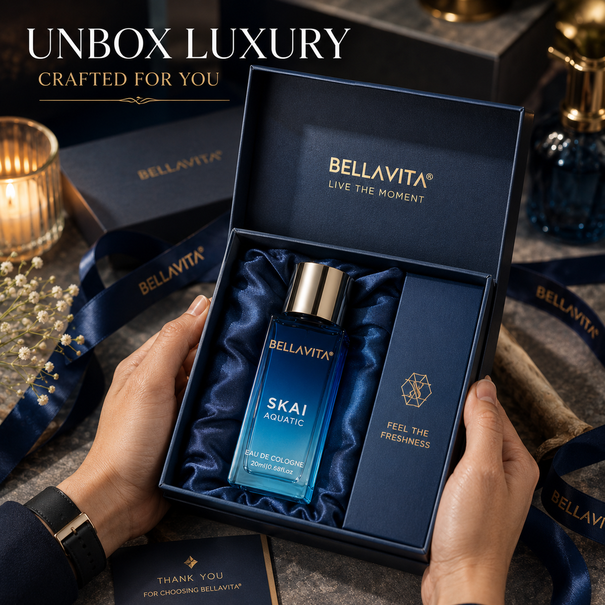 Bella Vita SKAI Aquatic Unisex Perfume 20ml