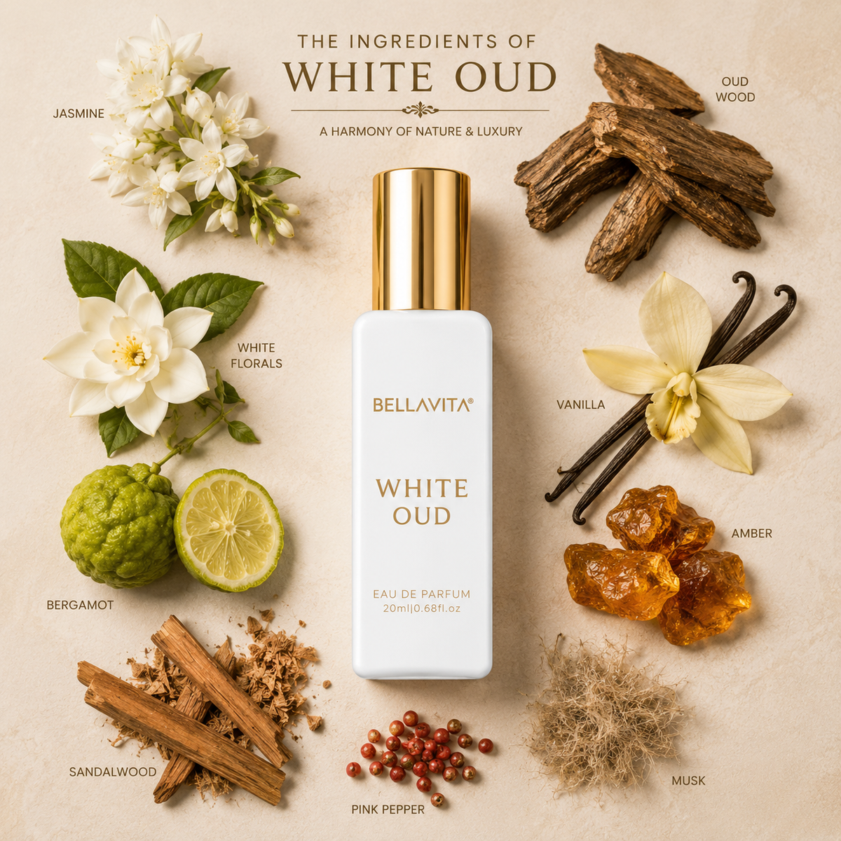 BellaVita White Oud Eau de Parfum 20ml