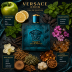 Versace Eros Eau de Parfum for Men 200ml – Woody, Oriental & Fresh Fragrance