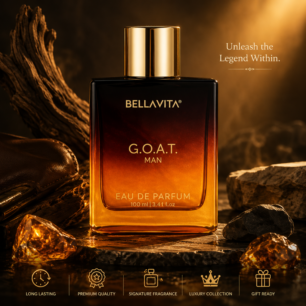 BellaVita G.O.A.T. Man Eau de Parfum – 100ml