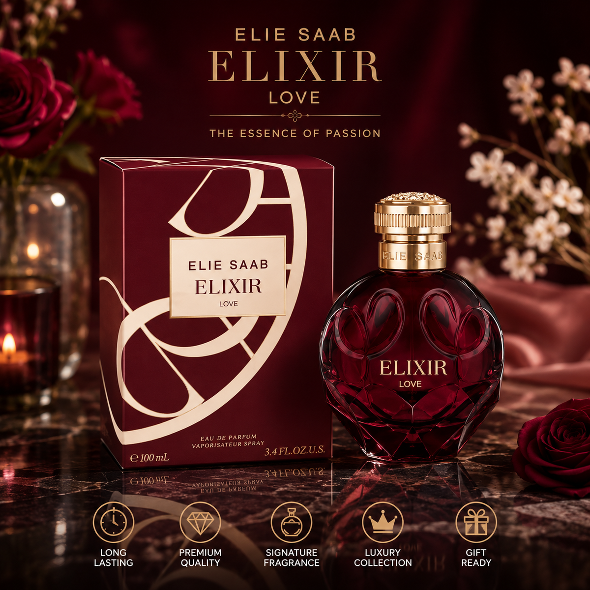 Elie Saab Elixir Love Eau de Parfum for Women 100ml