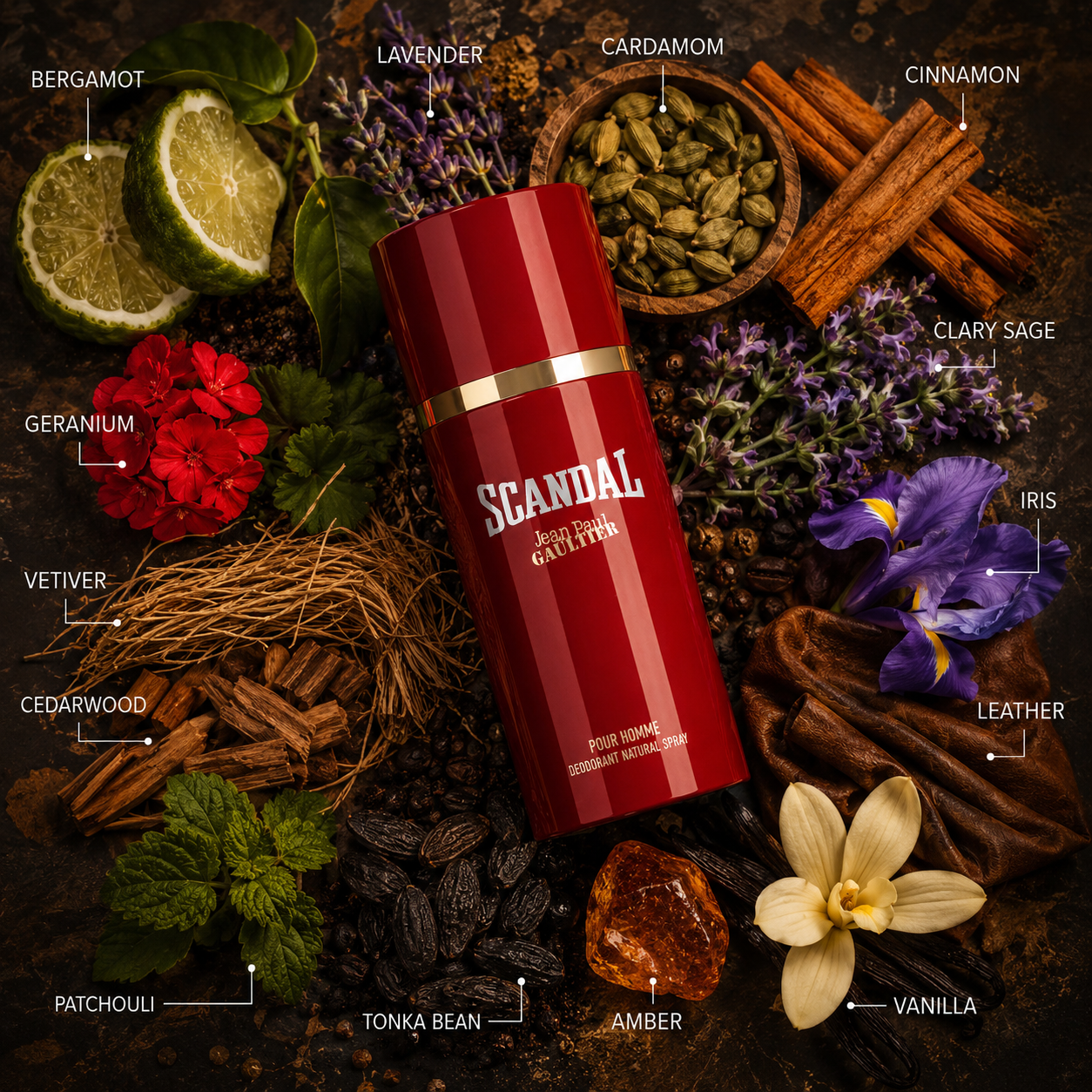 Jean Paul Gaultier Scandal Pour Homme Deodorant Natural Spray 150ml