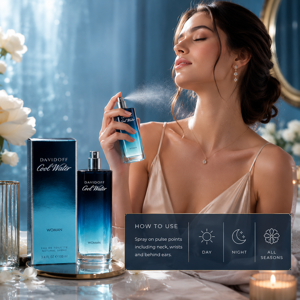Davidoff Cool Water Woman Eau De Toilette 100ml