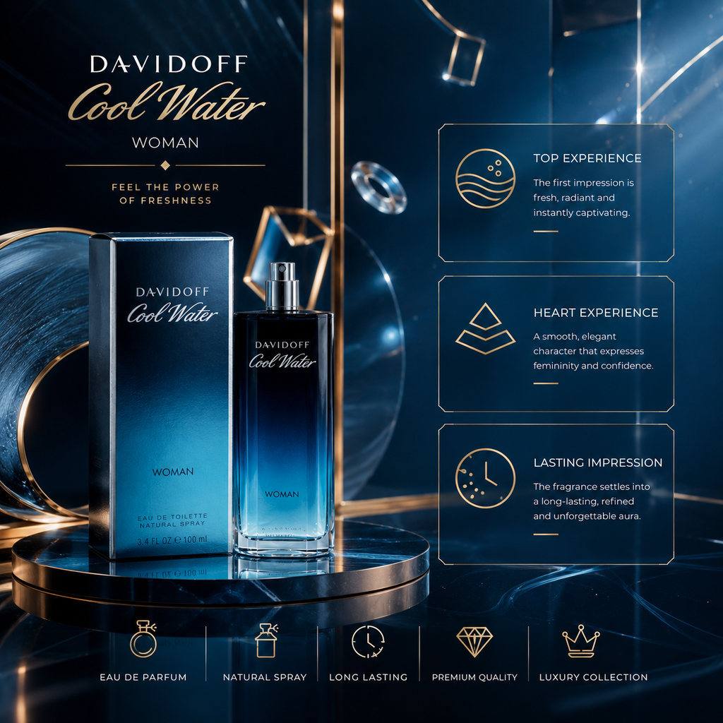 Davidoff Cool Water Woman Eau De Toilette 100ml