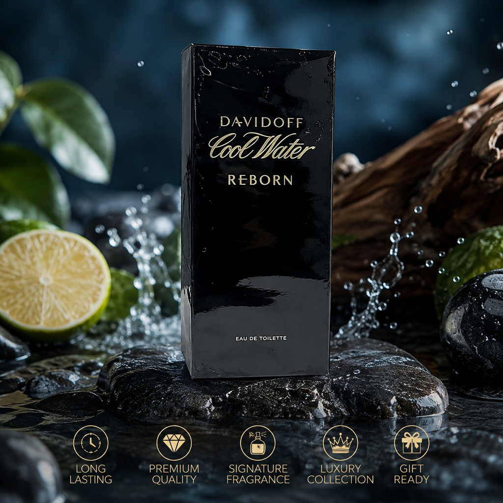 DAVIDOFF Cool Water Reborn Eau de Toilette for Men – 125 ml