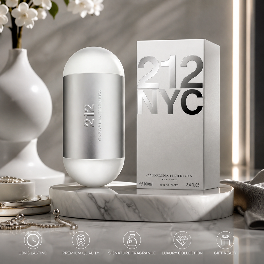 Carolina Herrera 212 NYC Eau de Toilette for Women 100ml