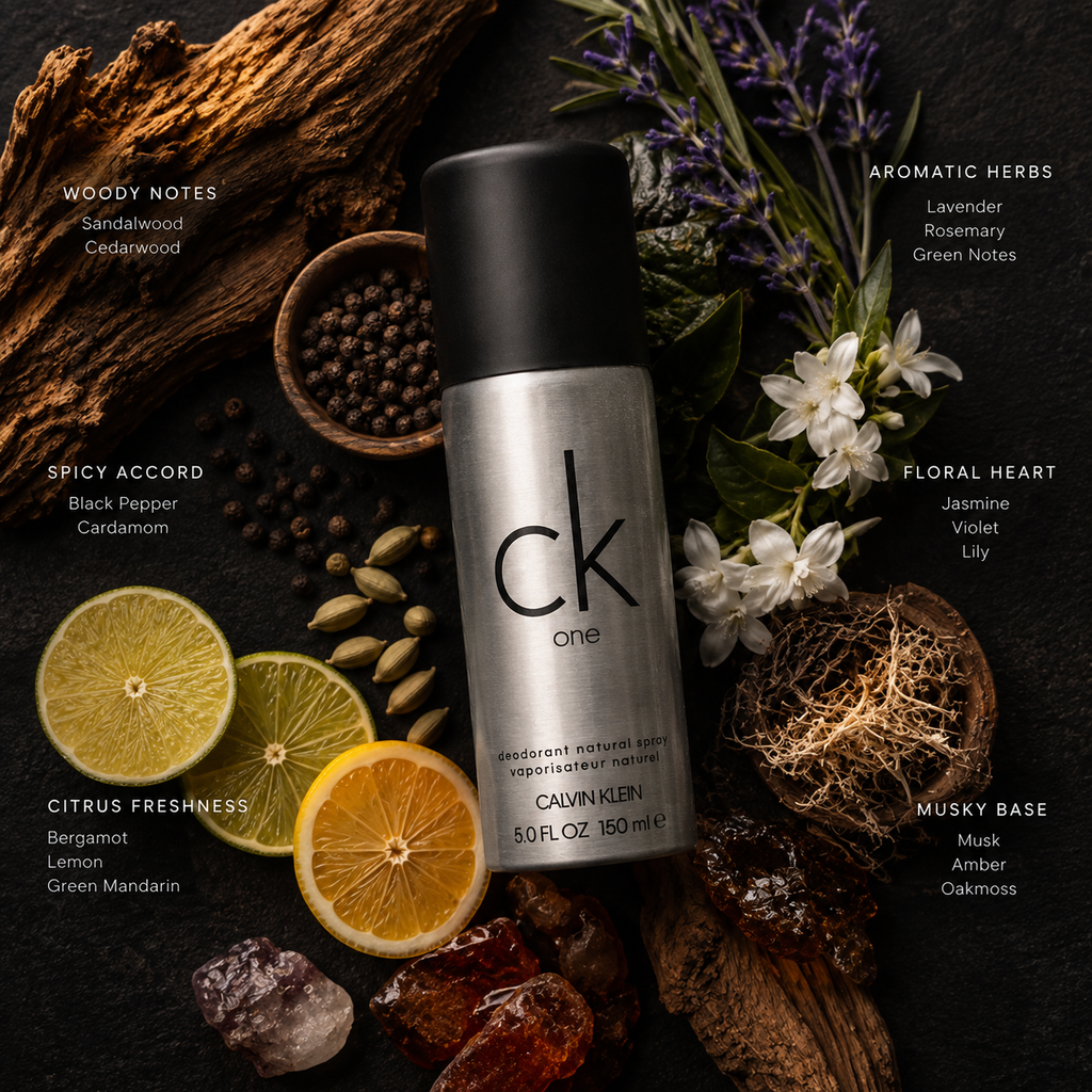 Calvin Klein CK One Deodorant Natural Spray 150ml – Unisex Fragrance