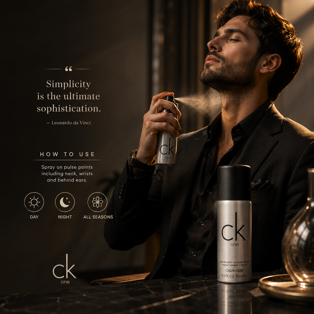 Calvin Klein CK One Deodorant Natural Spray 150ml – Unisex Fragrance