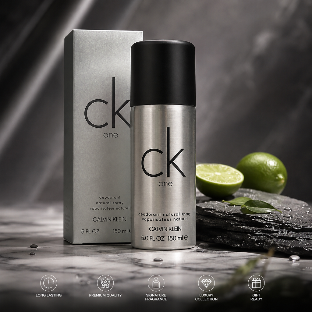 Calvin Klein CK One Deodorant Natural Spray 150ml – Unisex Fragrance