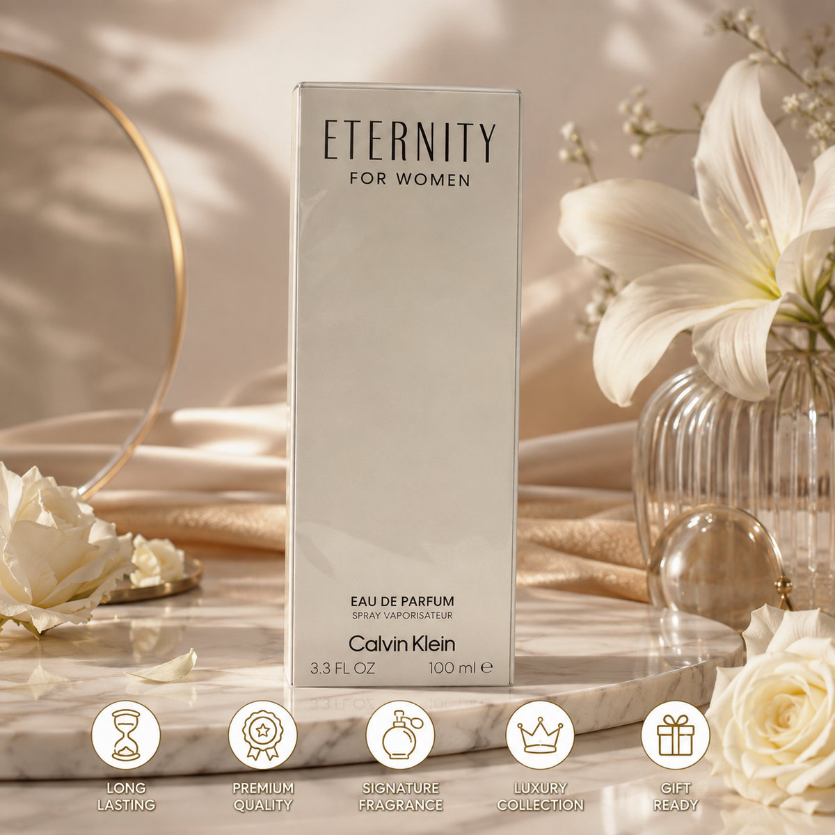 Calvin Klein ETERNITY Eau de Parfum for Women 100ml