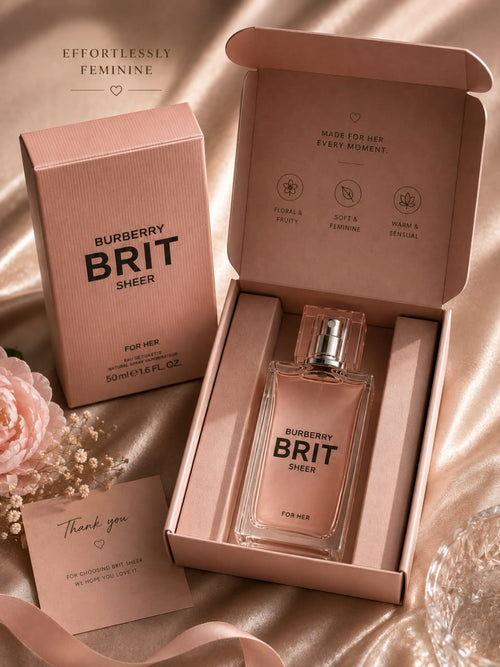 Burberry Brit Sheer Eau de Toilette for Women – 50 ml