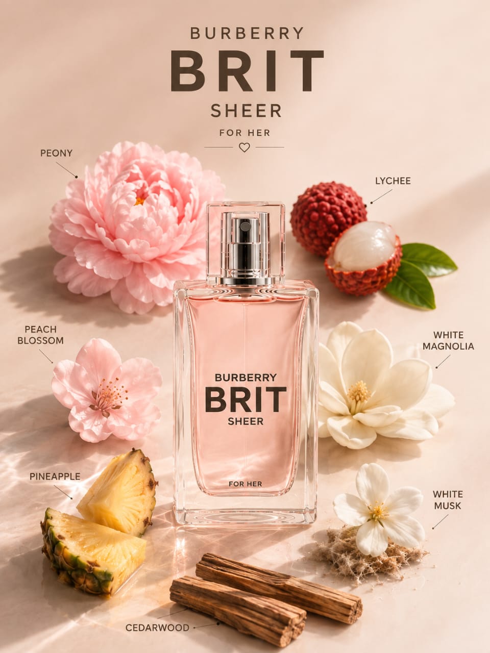 Burberry Brit Sheer Eau de Toilette for Women – 50 ml