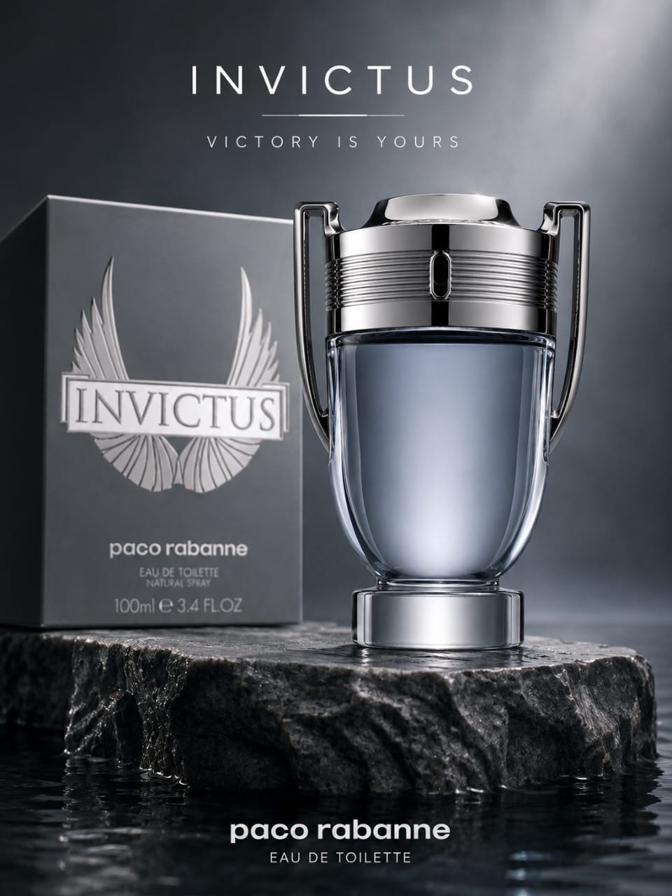 Paco Rabanne Invictus Eau de Toilette for Men 100 ml
