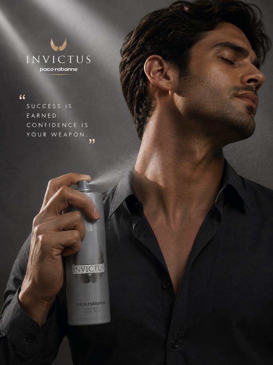 Paco Rabanne Invictus Deodorant Natural men Spray 150 ml