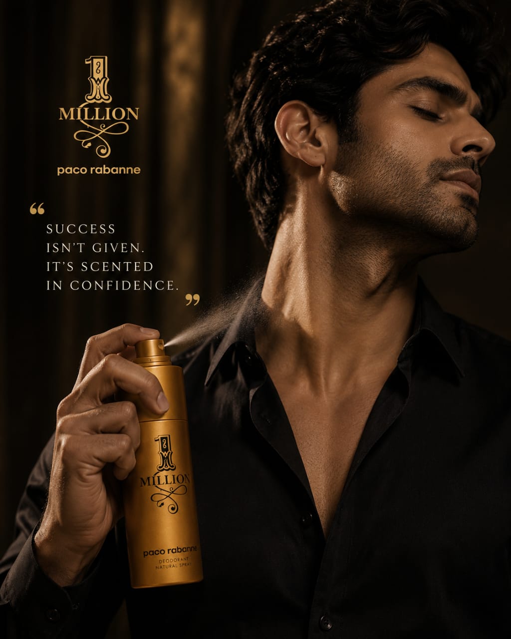 Paco Rabanne 1 Million Deodorant Natural Spray for Men