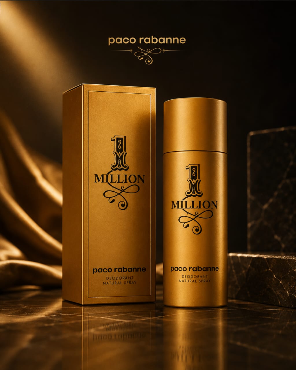 Paco Rabanne 1 Million Deodorant Natural Spray for Men