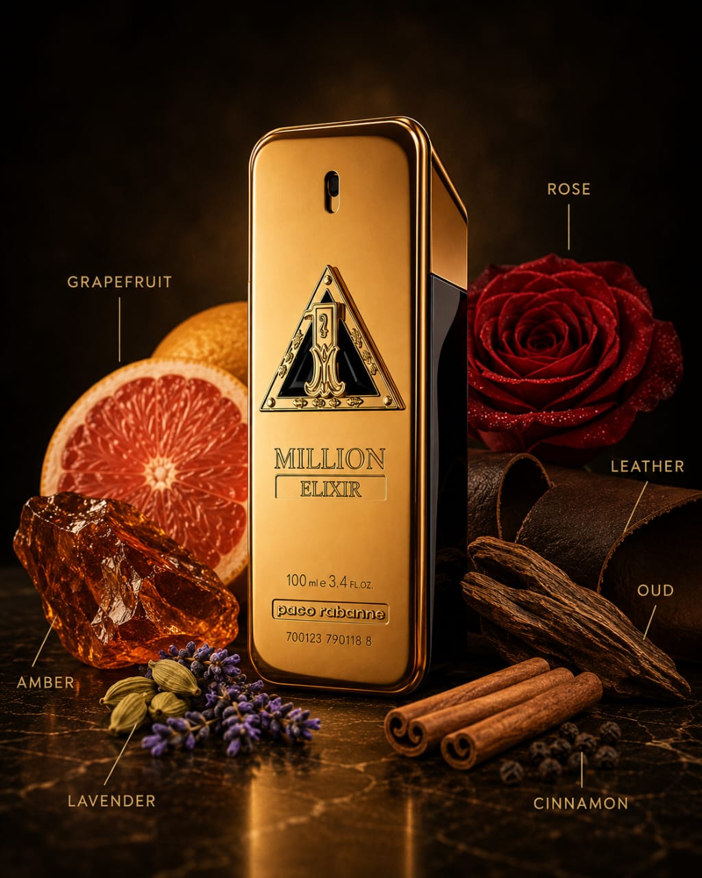 Paco Rabanne 1 Million Elixir Parfum Intense for Men 100ml