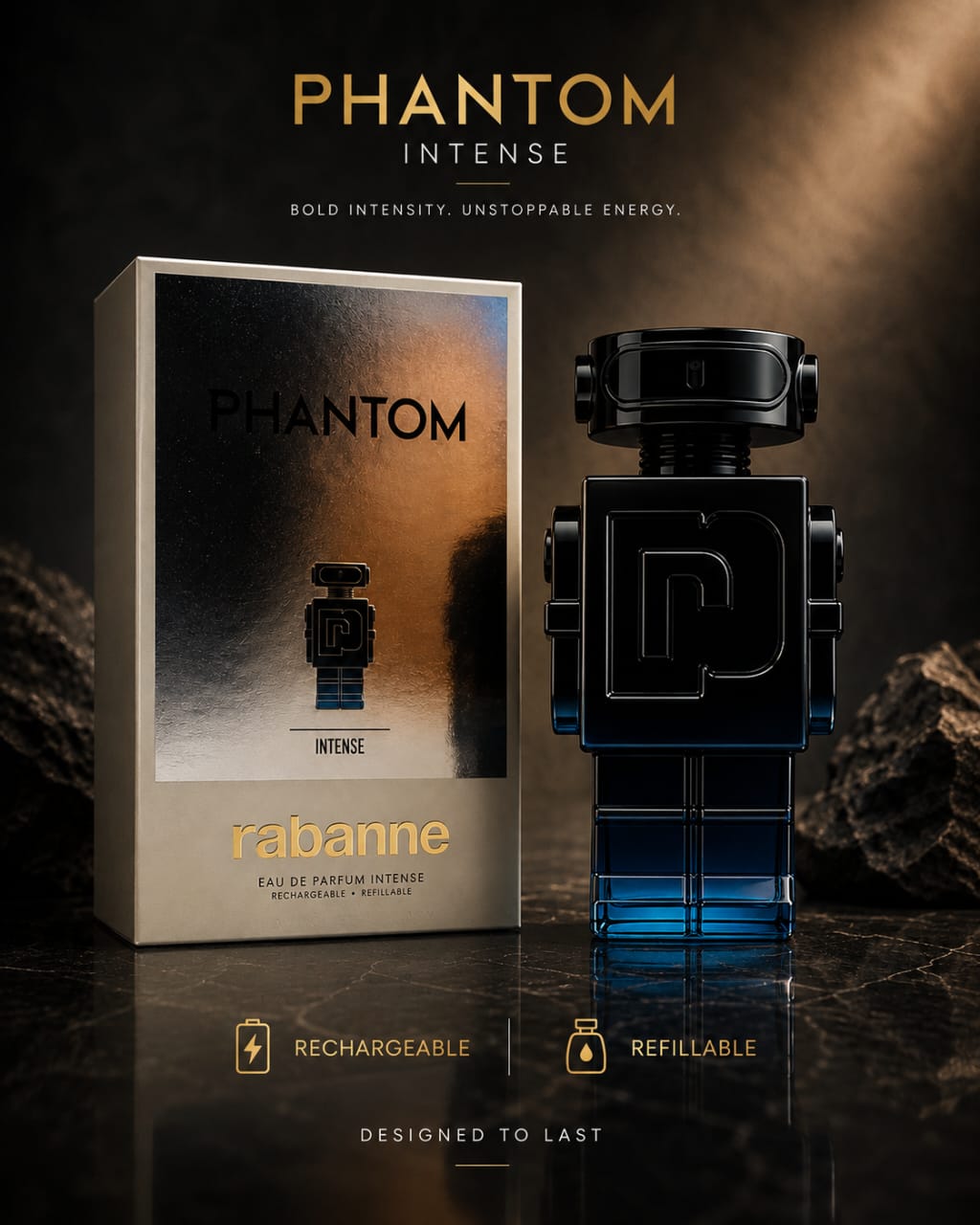 Rabanne Phantom Intense Eau de Parfum Intense 150ml