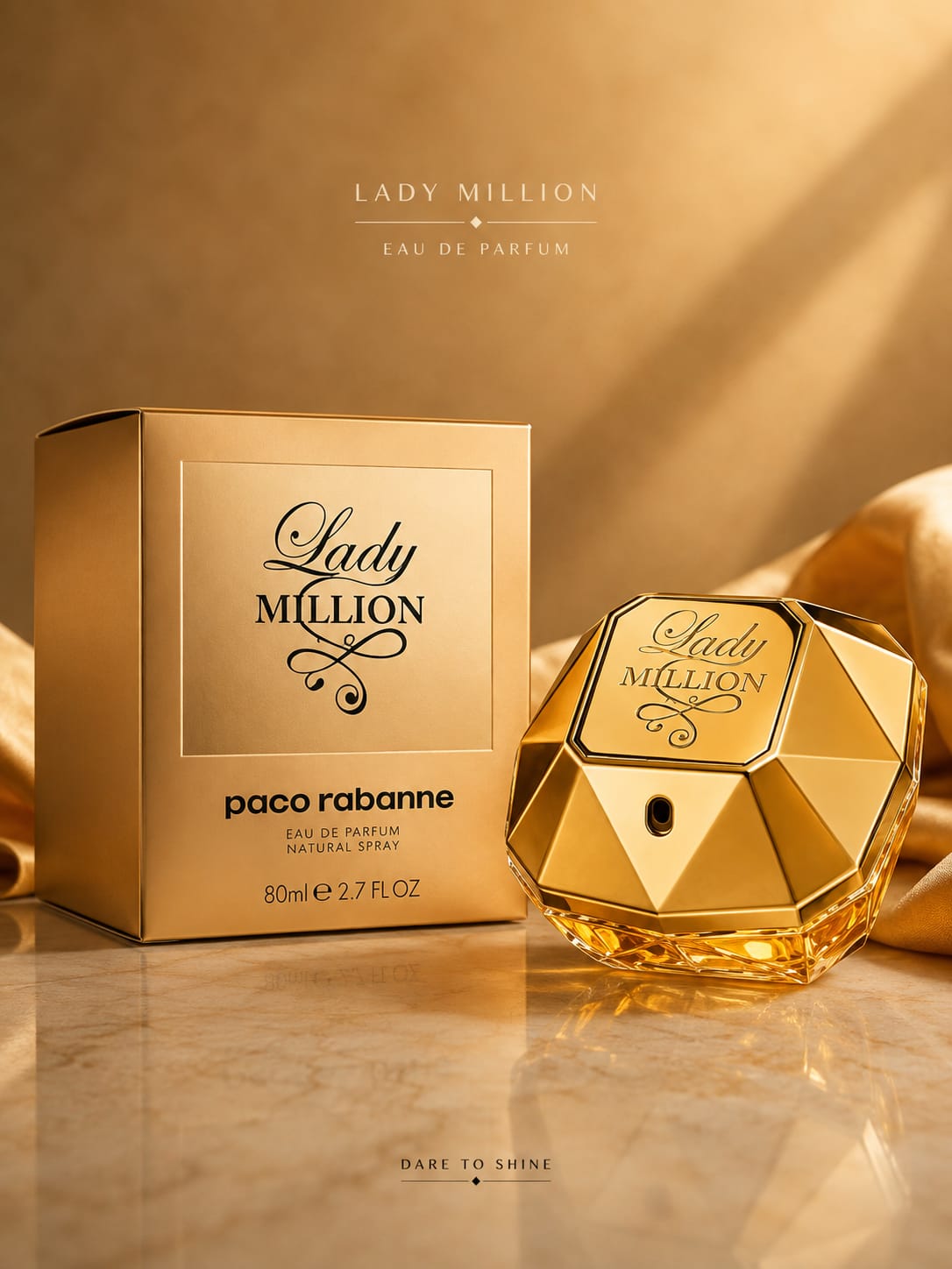 Paco Rabanne Lady Million Eau de Parfum 80ml for Women
