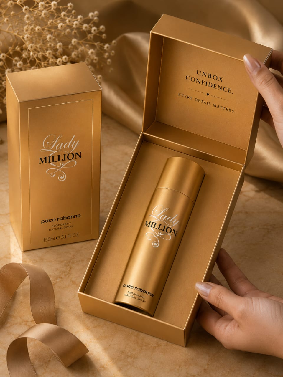 Paco Rabanne Lady Million Deodorant Spray 150ml for Women