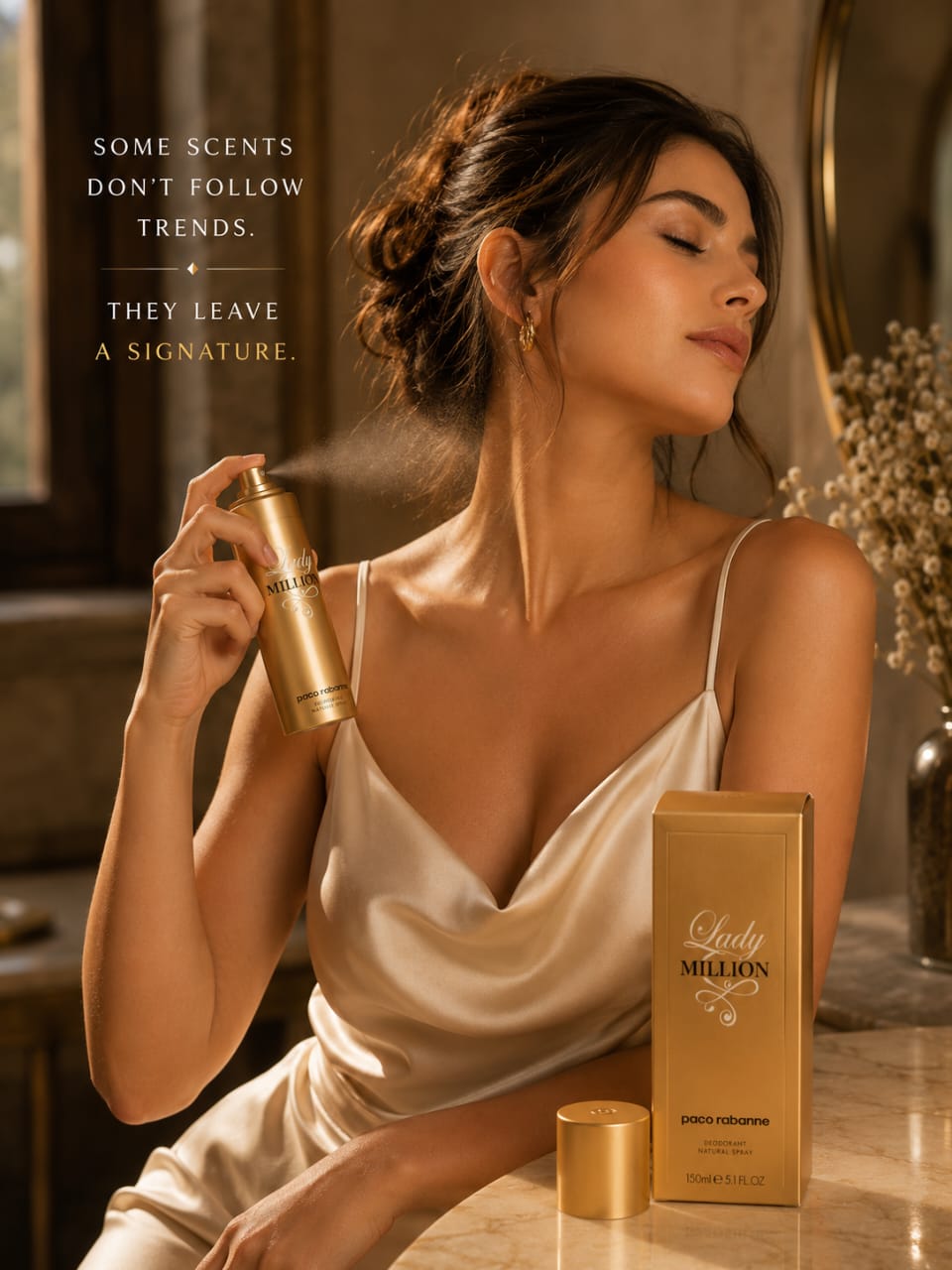 Paco Rabanne Lady Million Deodorant Spray 150ml for Women