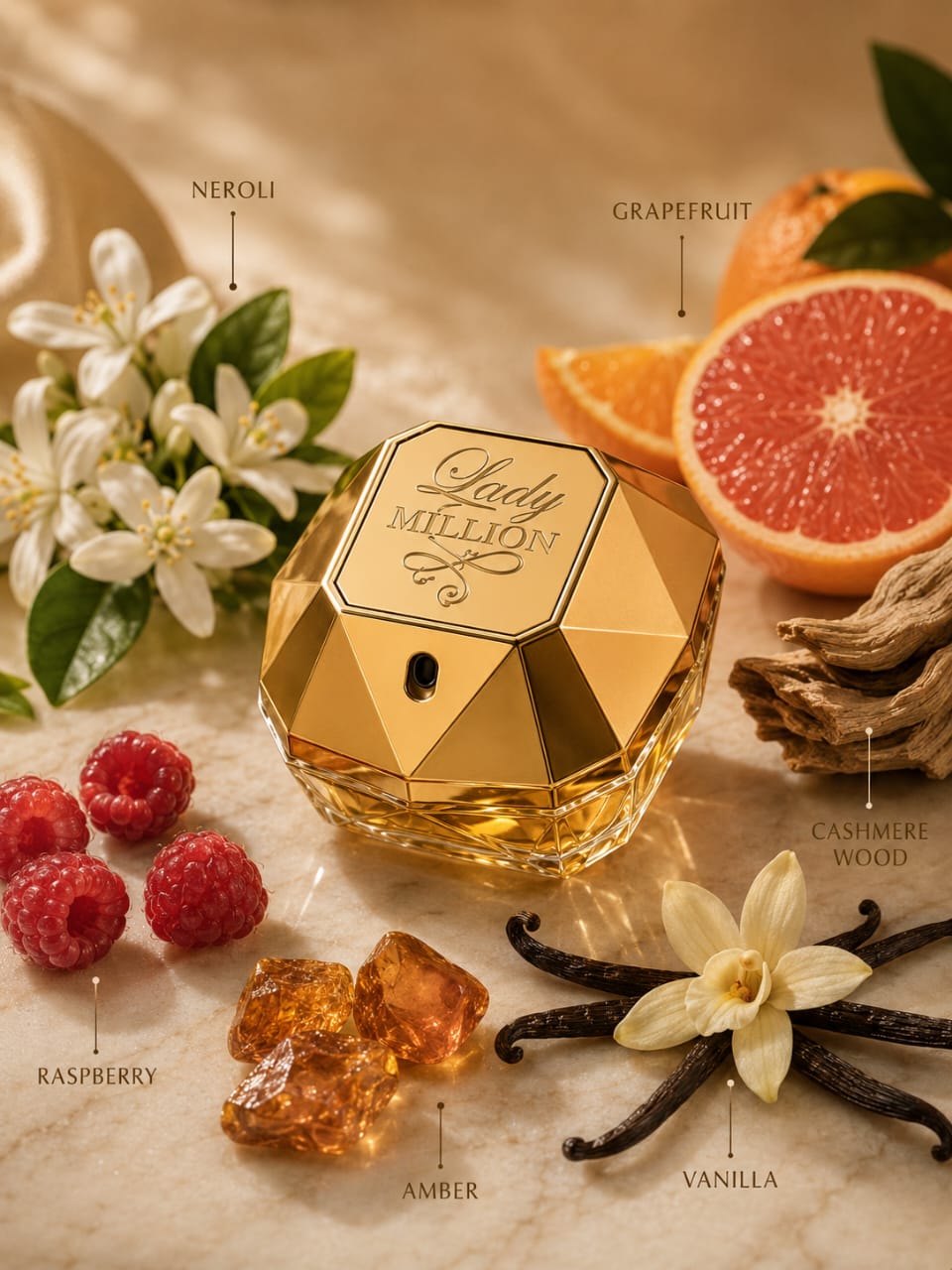 Rabanne Lady Million Set Eau de Parfum 80ml & Body Lotion 100ml