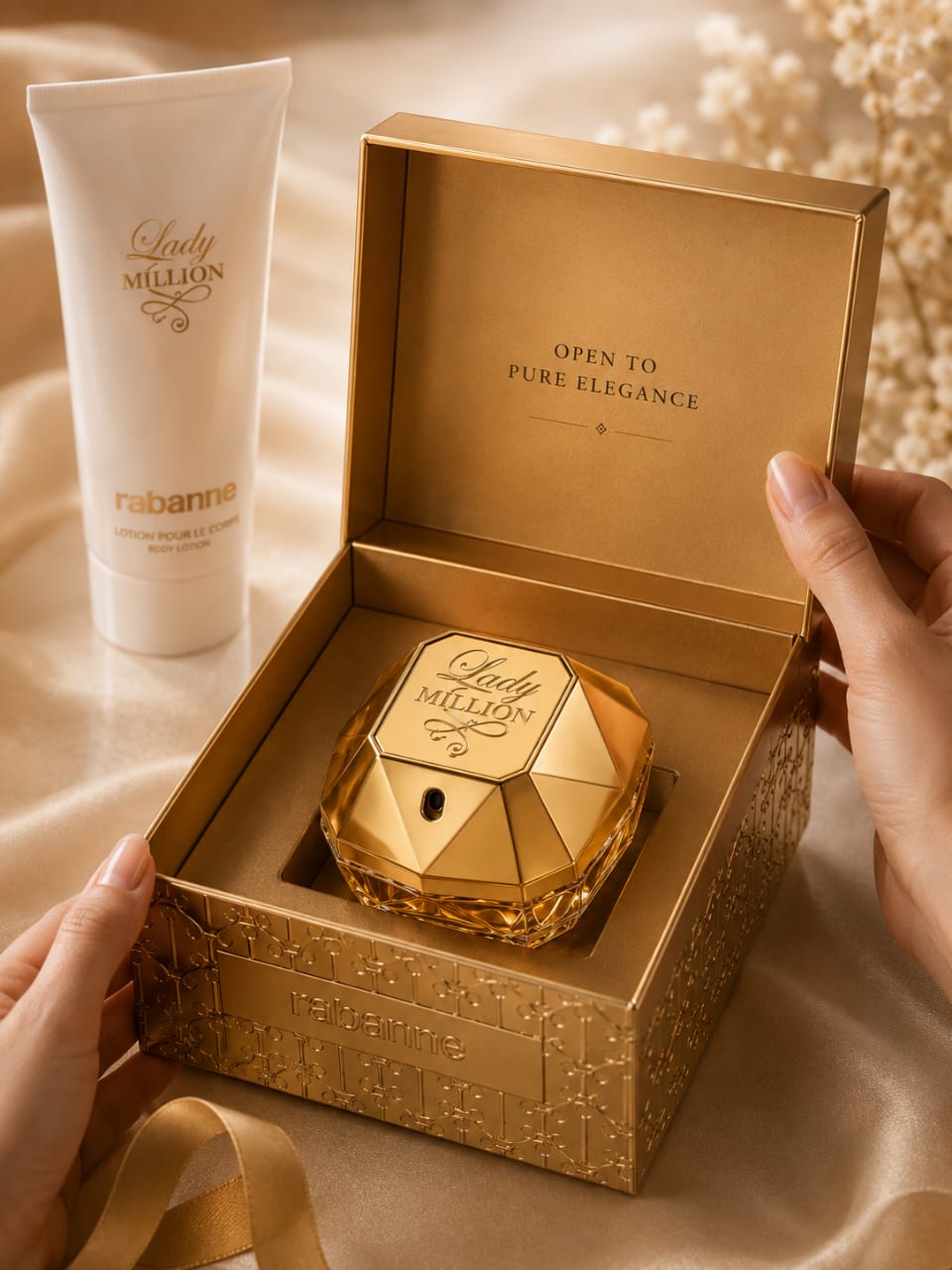 Rabanne Lady Million Set Eau de Parfum 80ml & Body Lotion 100ml