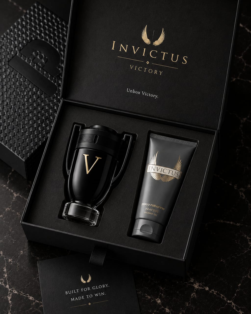 Paco Rabanne Invictus Victory Eau de Parfum 100ml + Shower Gel 100ml Gift Set for Men