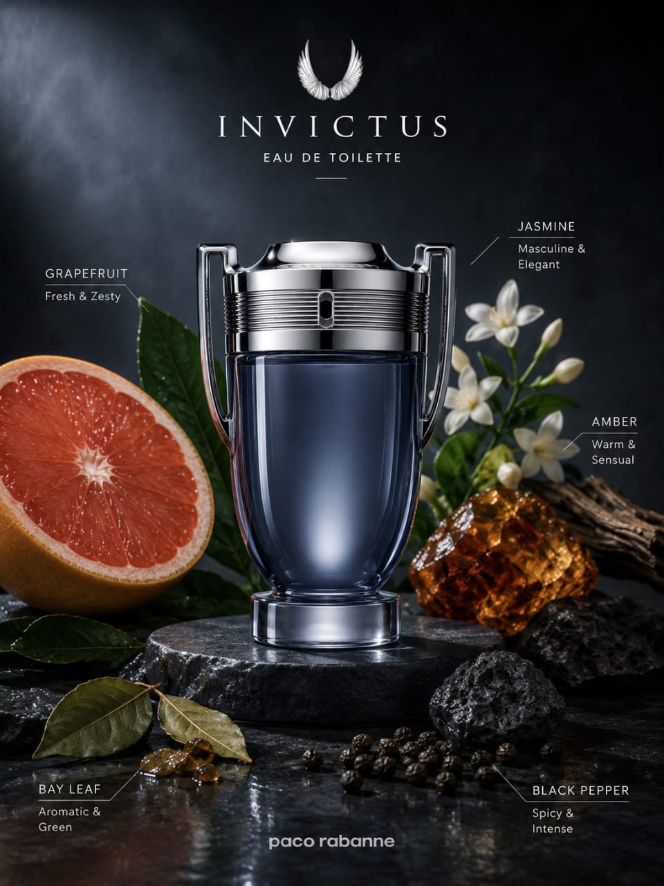 Paco Rabanne Invictus Eau de Toilette 200ml for Men