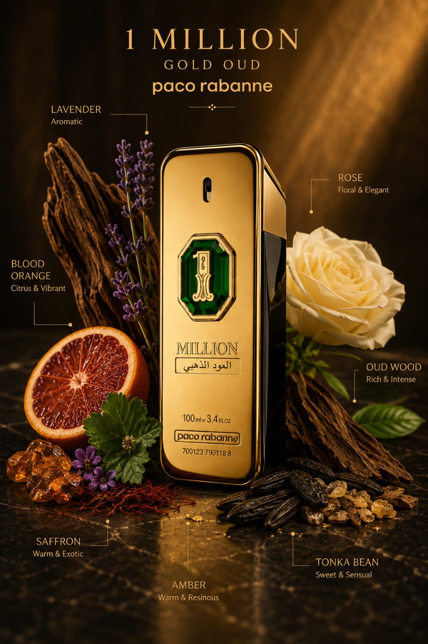 Paco Rabanne 1 Million Gold Oud Parfum Intense 100ml