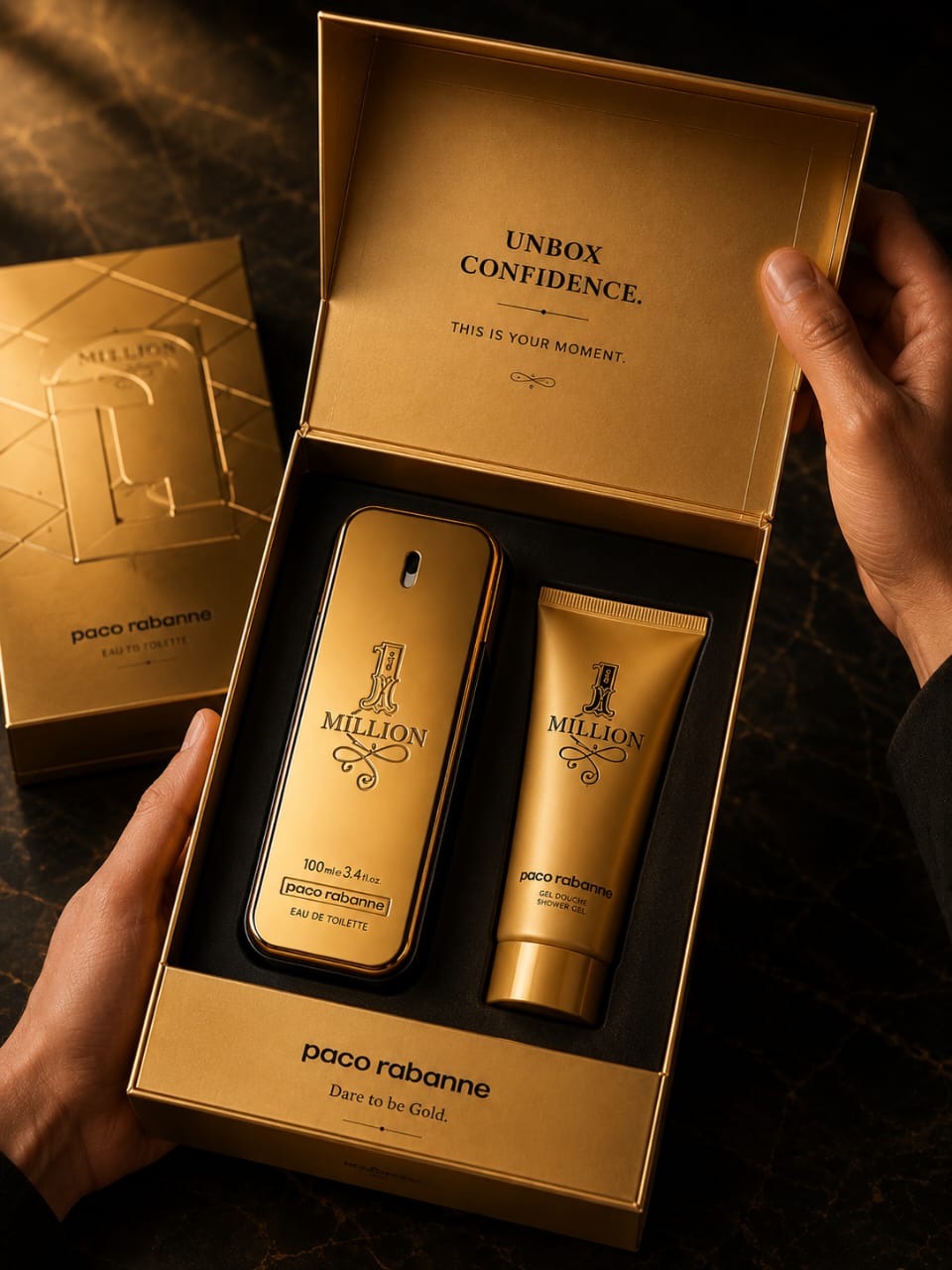 Paco Rabanne 1 Million Eau de Toilette 100ml + Shower Gel Gift Set for Men
