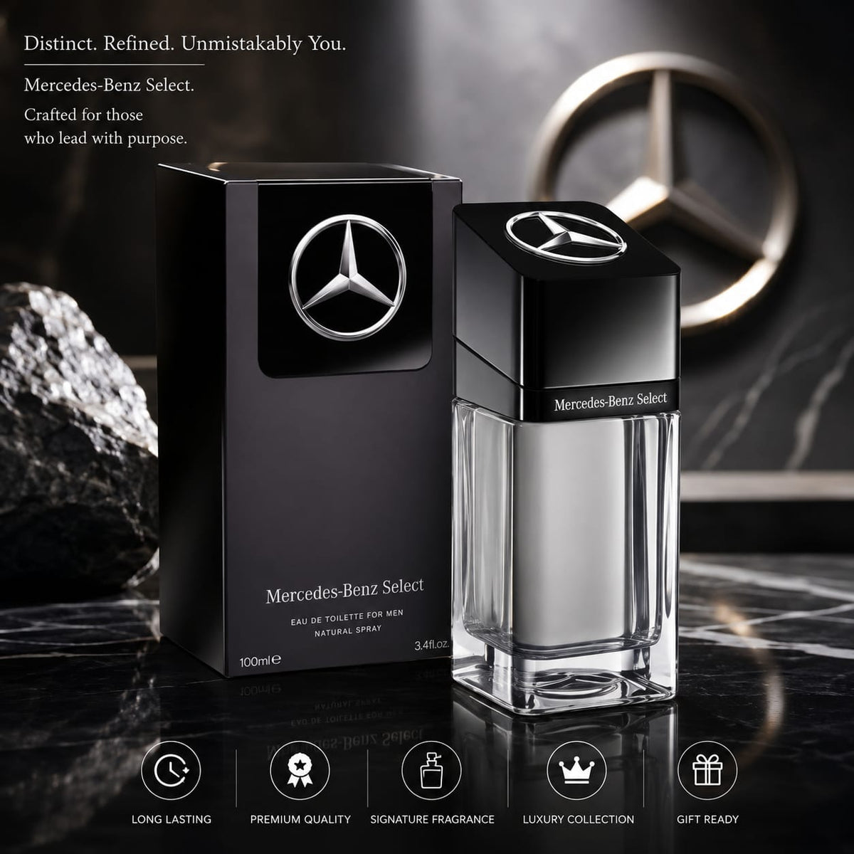 Mercedes-Benz Select Eau de Toilette for Men 100ml