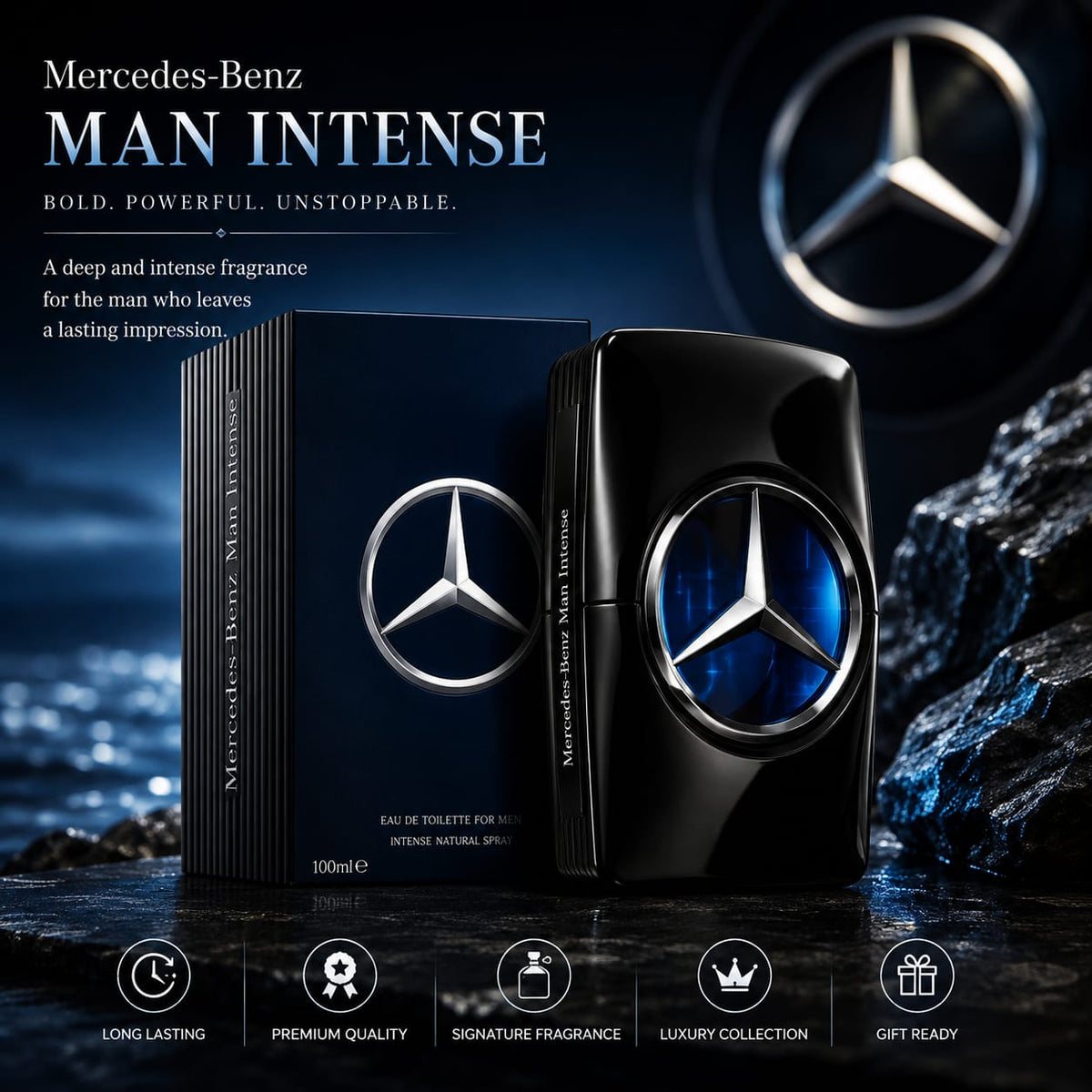 Mercedes-Benz Man Intense Eau de Toilette 100ml for Men