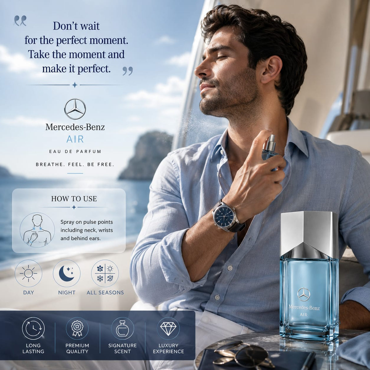 Mercedes-Benz AIR Eau de Parfum for Men 100ml