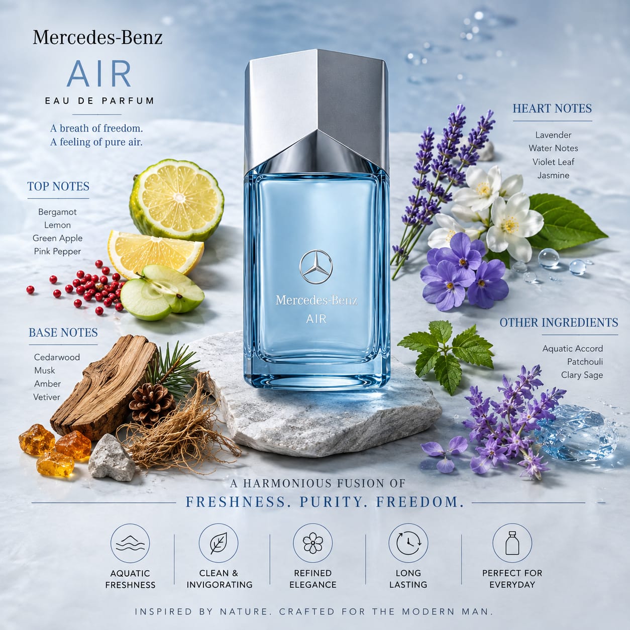 Mercedes-Benz AIR Eau de Parfum for Men 100ml