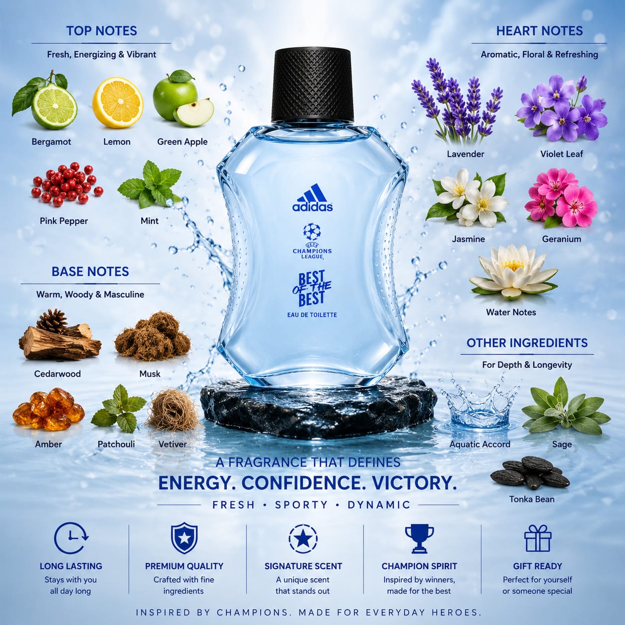 Adidas Best Of The Best Edt 100ml