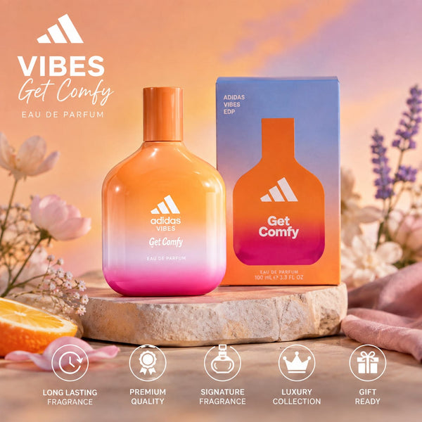 adidas Vibes Get Comfy Eau de Parfum 100ml – Unisex Fragrance