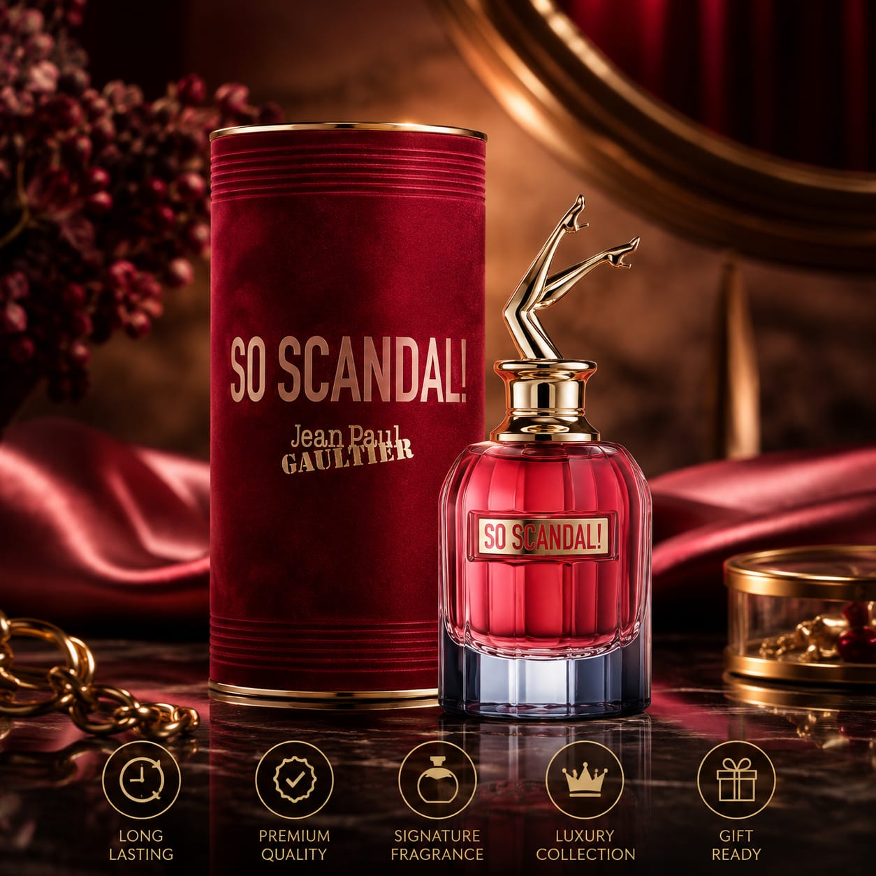 Jean Paul Gaultier So Scandal! Eau de Parfum for Women 80ml