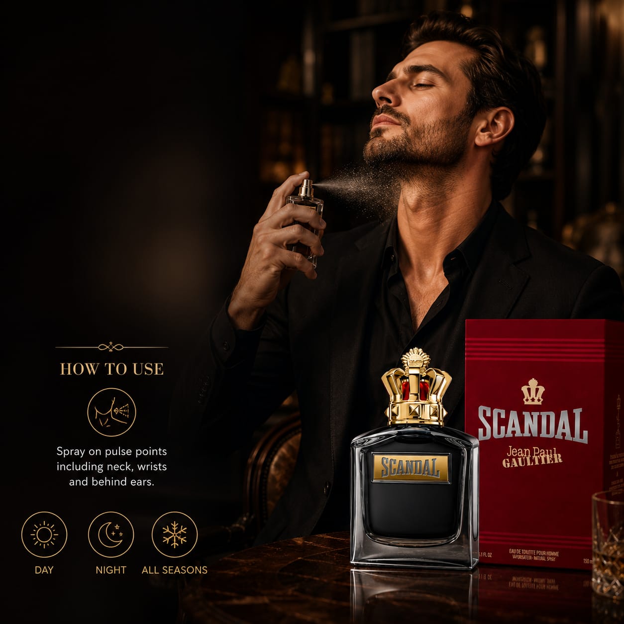 Jean Paul Gaultier Scandal Eau de Toilette 150ml for Men