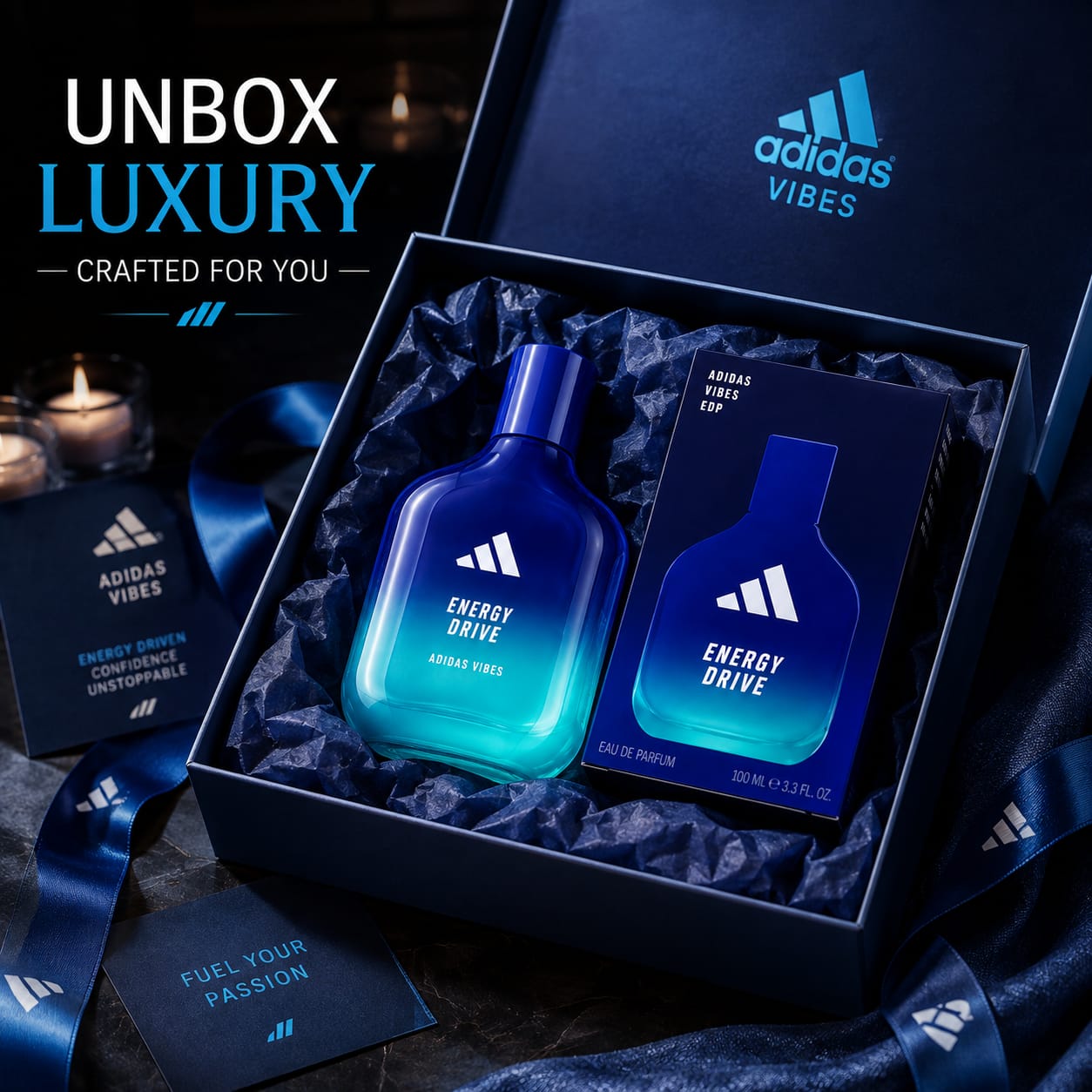 Adidas Vibes Energy Drive Eau de Parfum 100ml