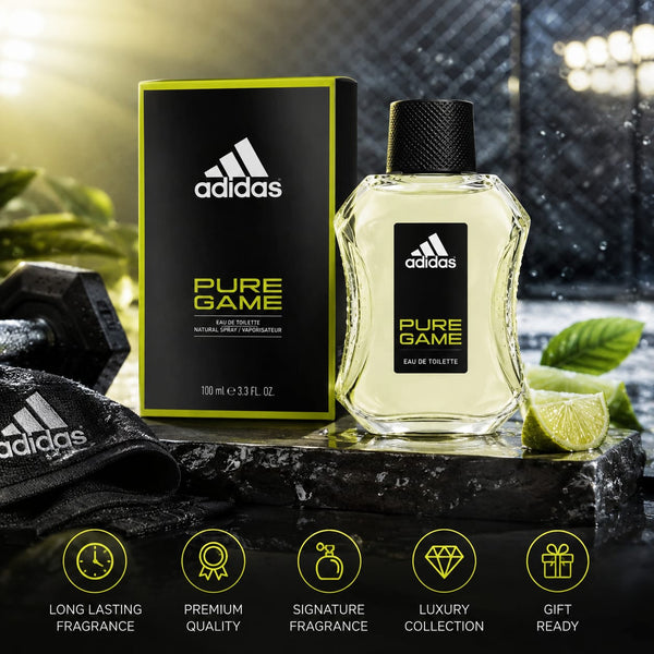 adidas Pure Game Eau de Toilette for Men – 100 ml